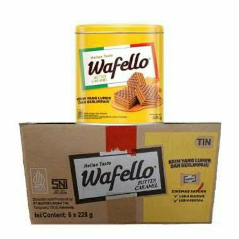 

Wafello Butter Caramel Kaleng Perdus 6 Kaleng