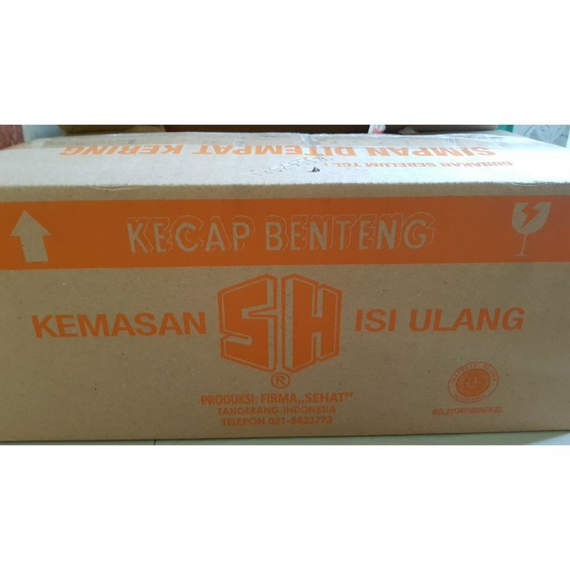 

Kecap sh 600ml reffil per dus isi 12