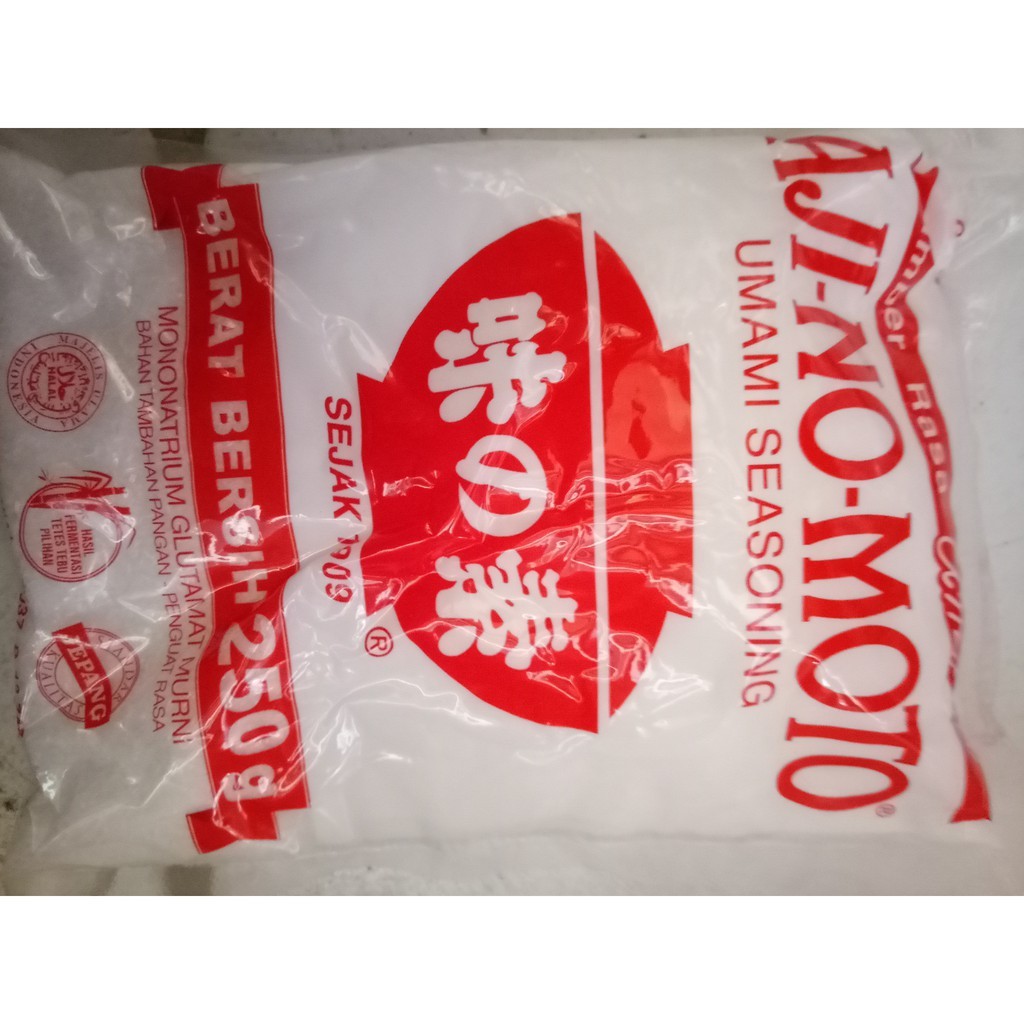 

Penyedap Rasa Ajinomoto 250gr per dus (80bks)