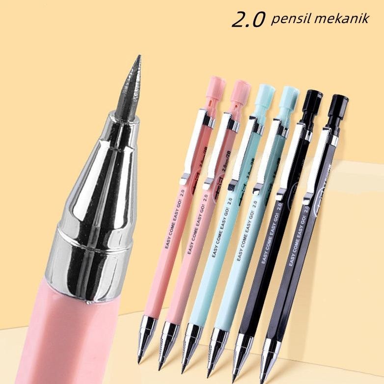 

Mechanical Pencil Graphite Lead Automatic/Pensil Mekanik 2.0mm