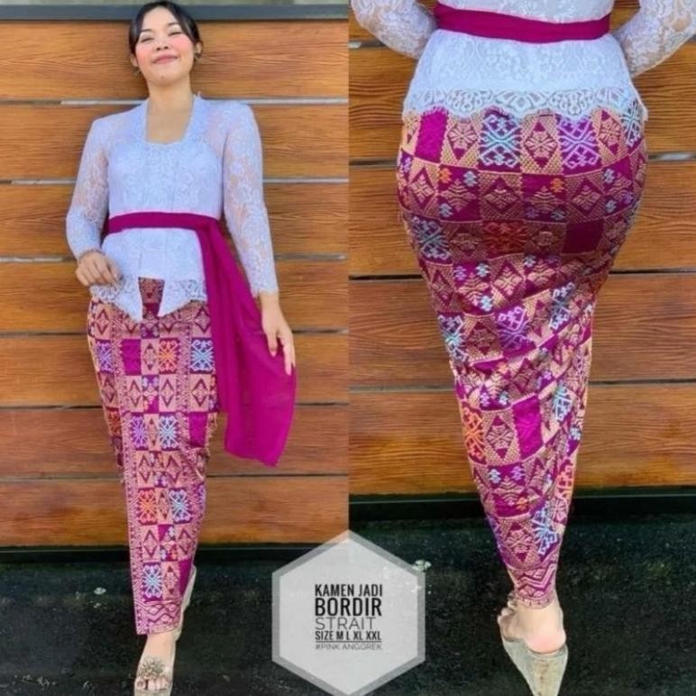 We69 Kamen Jadi Bordir Premium Terbaru/Kamen Bordir Murah/Kamen Bordir Original