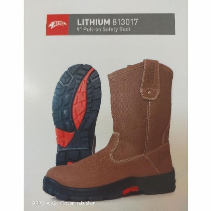 Sale Sepatu Safety Aetos Lithium 813017 Mocca