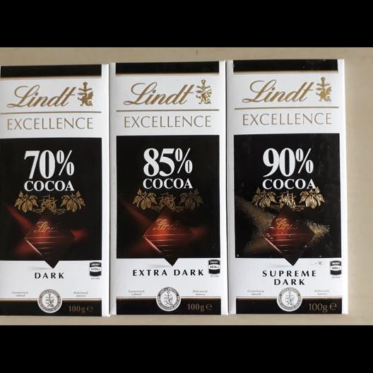 

!! Lindt Excellence Dark Chocolate - Coklat