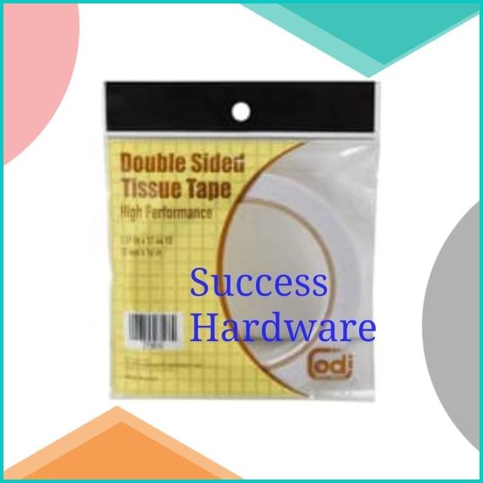 

ODI DOUBLESIDE TISSUE TAPE DOUBLE TAPE 10MMX16M - PUTIH 140BZ4 suku c