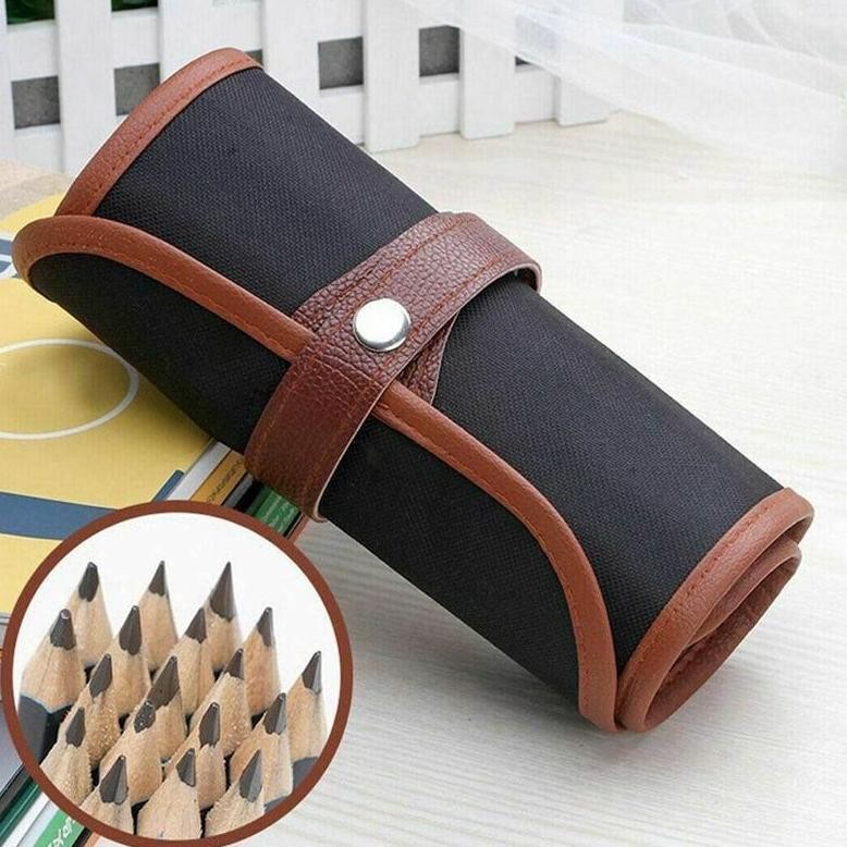 

TR24 Set 29pcs Sketch Pencil Set Pensil Gambar Sketsa Drawing Pencil Set Dengan Pouch Serut Premium