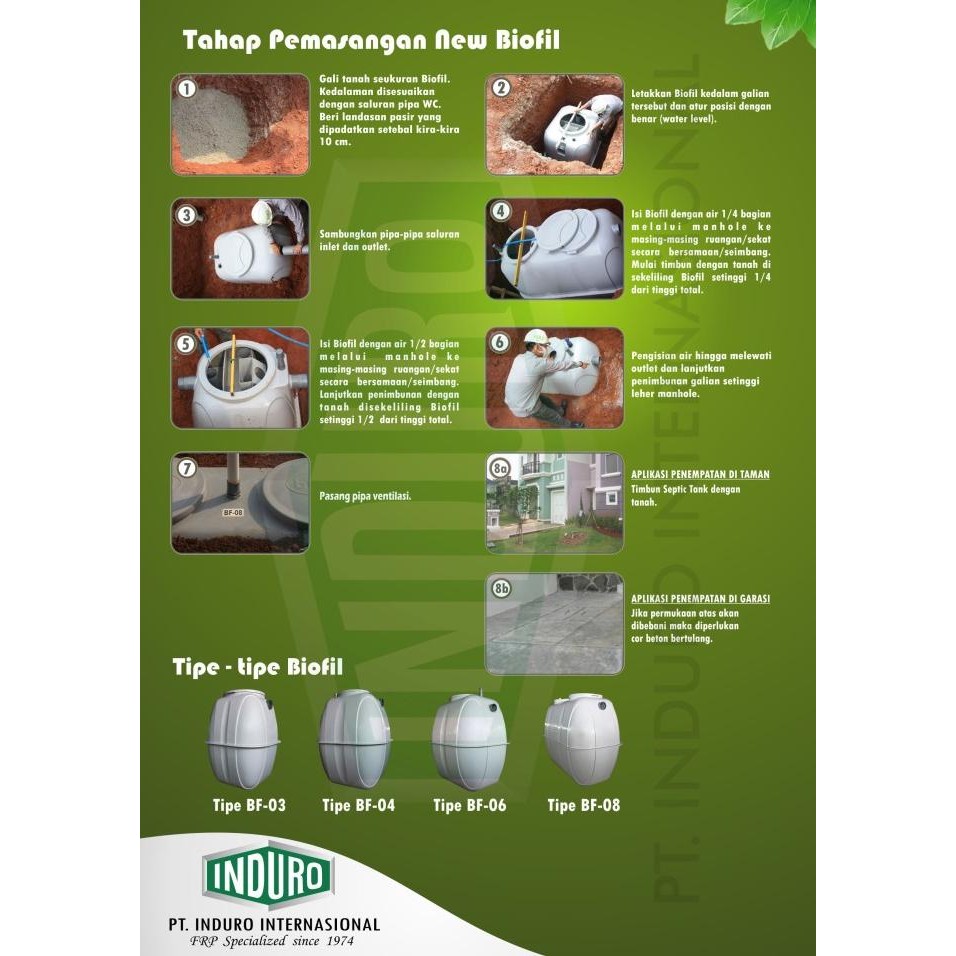 Septic Tank Biofil Atau Tangki Septic Biofil Bf 08 At