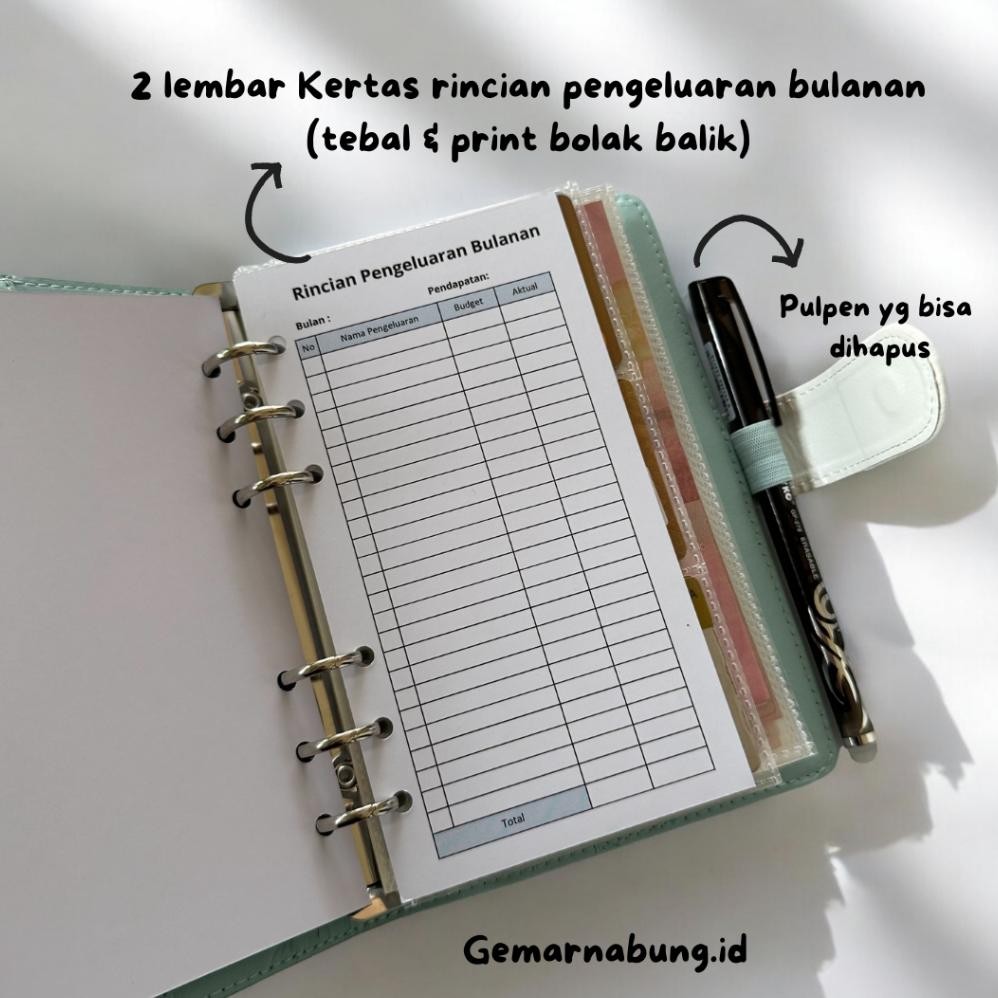 

Viral Binder Pengatur Keuangan, Budgeting dan Anggaran Lengkap Sale