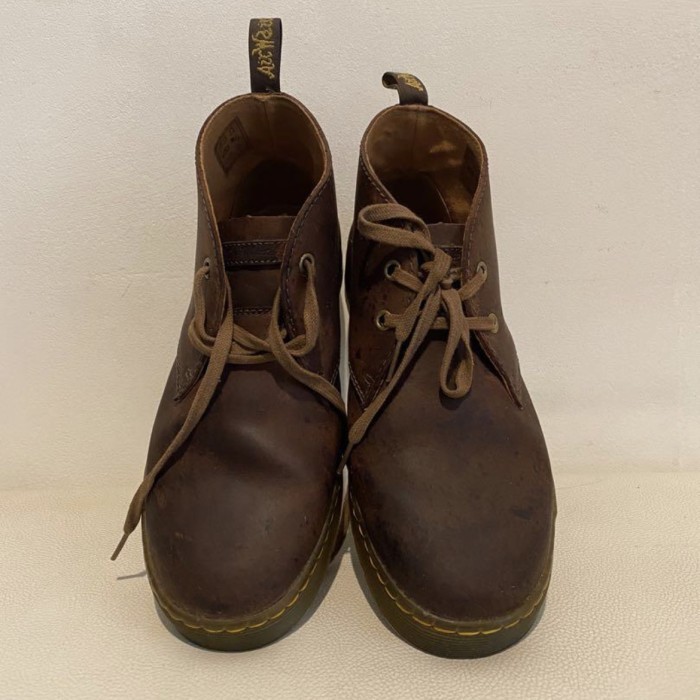 DR. MARTENS CABRILLO MENS CRAZY HORSE LEATHER DESSERT CHUKKA BOOTS