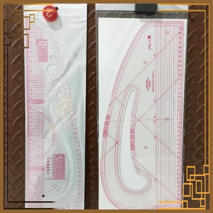 

[SGW] PENGGARIS JAHIT NO 3245 / POLA QUILTING PATCHWORK RULER