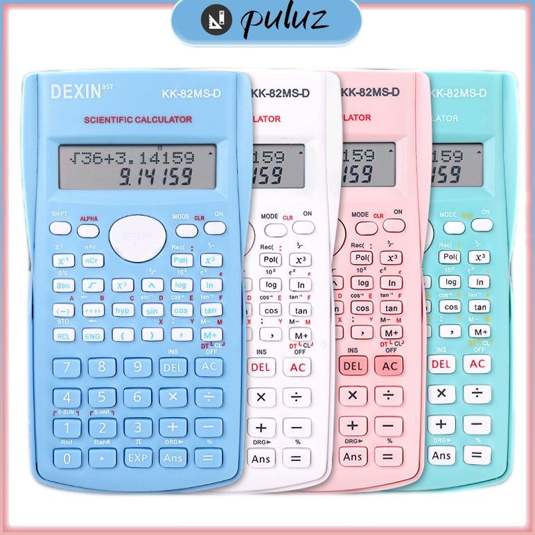 

aw-96 PuluzKalkulator Color Function Scientific Kalkulator 24 Fungsi Kalkulasi 3 Warna 1700 scientific calculator Hemat