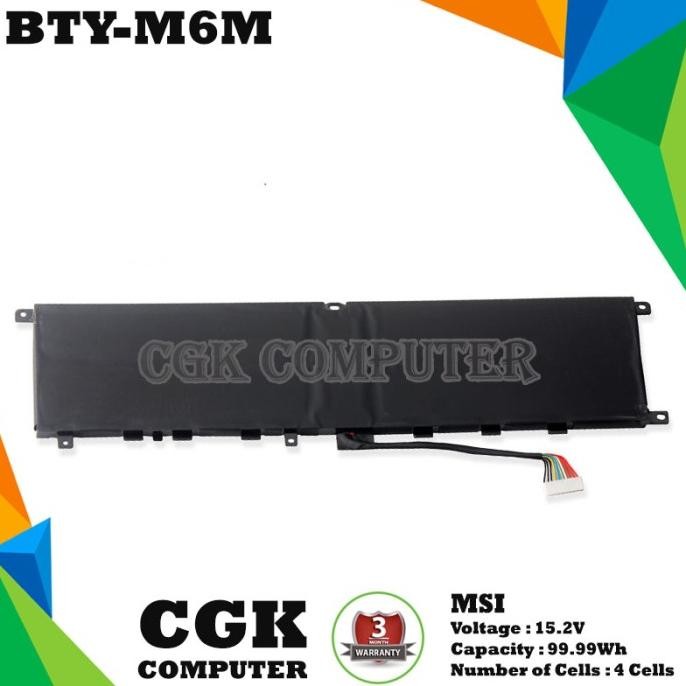 Baterai Laptop Msi Ge66 Raider 10Sf Ge76 Raider 10Uh Gs66 Stealth 10Se