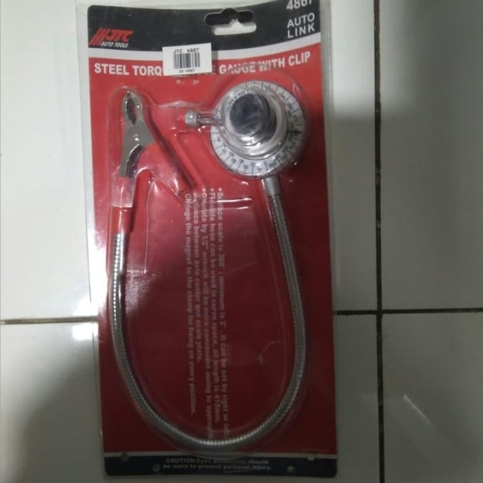 ^^^^^] JTC 4867 Metal Torque Angle Gauge With Clip