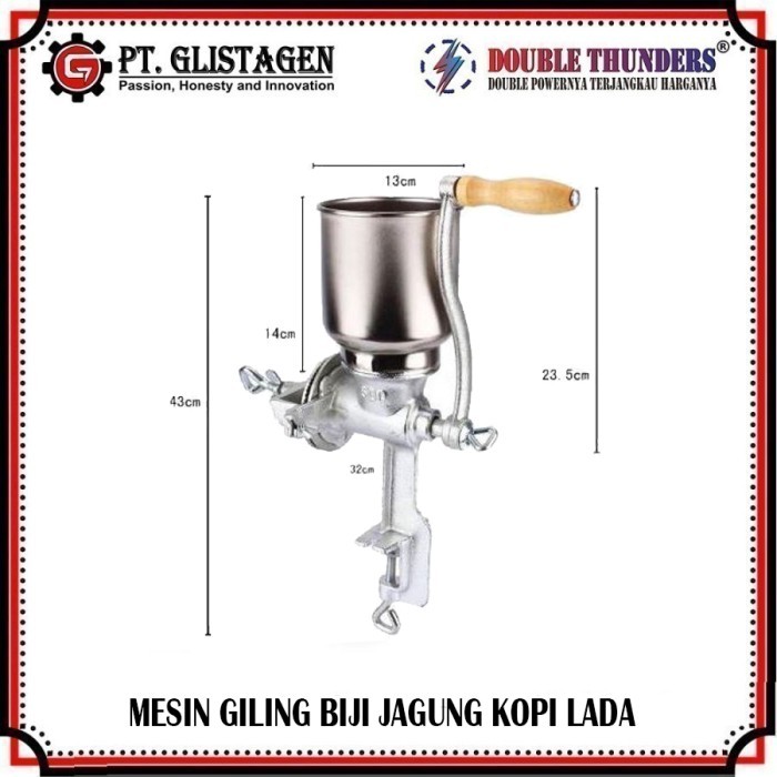Gilingan Kopi / Jagung / Lada / Kacang Manual Serbaguna