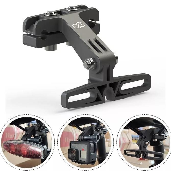 Dudukan Lampu Belakang Sepeda Listrik Universal Braket Stoplamp Camera Original