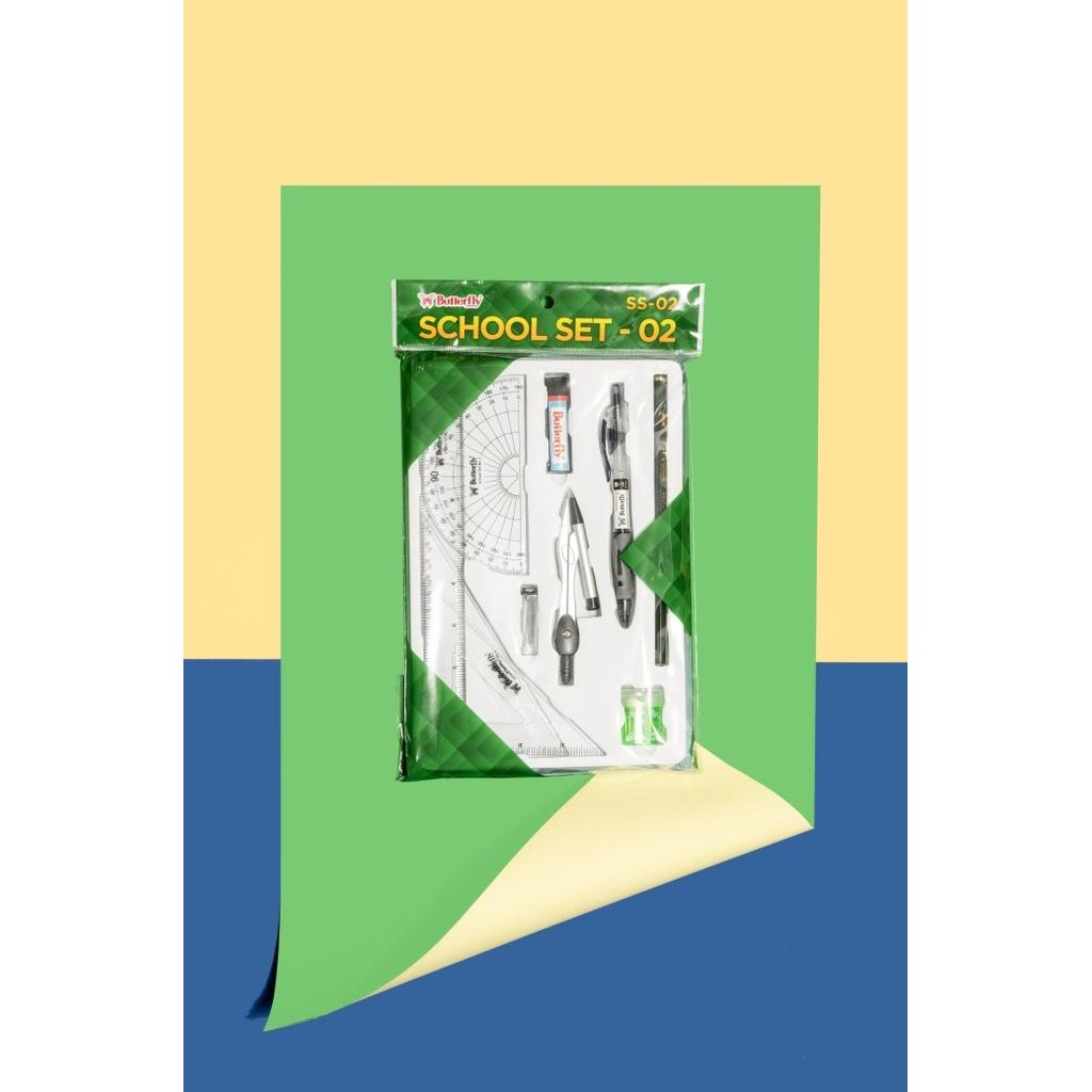 

Ez23 School Set - 02 Butterfly / Alat Tulis set Sale