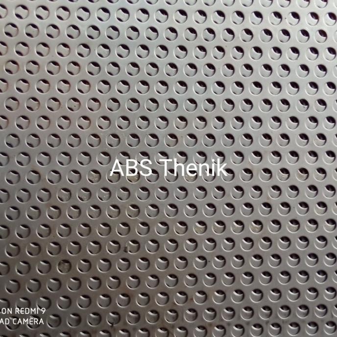 Plat Lubang Besi Plat Saringan Perforated, Lubang 2 1 Meter X 2 Meter | Material