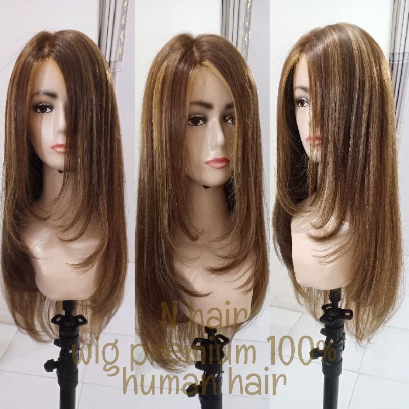 WIG RAMBUT ASLI / 100% HUMAN HAIR