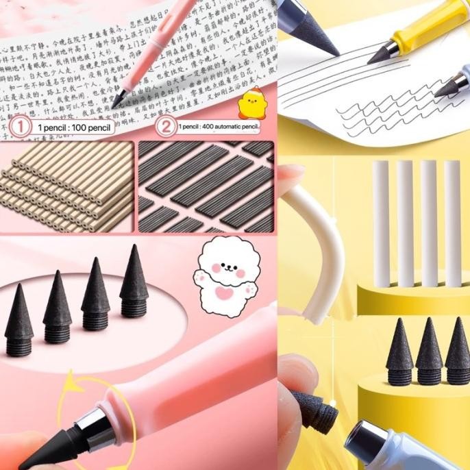 

se-7 Pulpen Gel Mekanik Pena Pen Set Warna Warni Alat Tulis Sekolah Kantor Sale