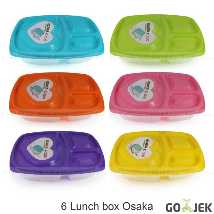 

Terbaru GO-JEK 6 lunch box Osaka tempat makan kotak makan Bento Box Limited