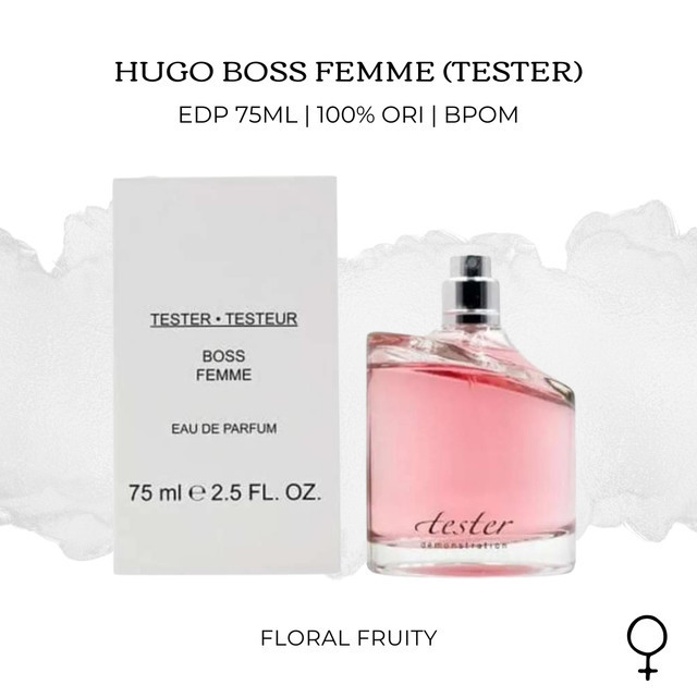 Parfum Hugo Boss Femme for Female Wanita - 100% Asli Original - Tester