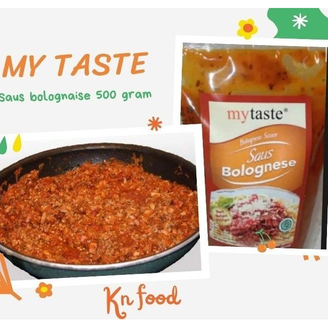 

1 Dus 10 Kg Saus bolognaise-Bolognese Sauce 500 gr My taste - GRAB JM23