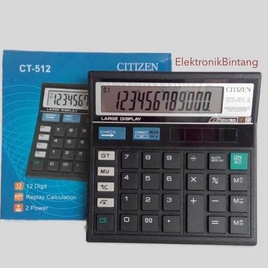 

Up15 Kalkulator - Kalkulator Citizen - CT512 - (12 Digit) Sale