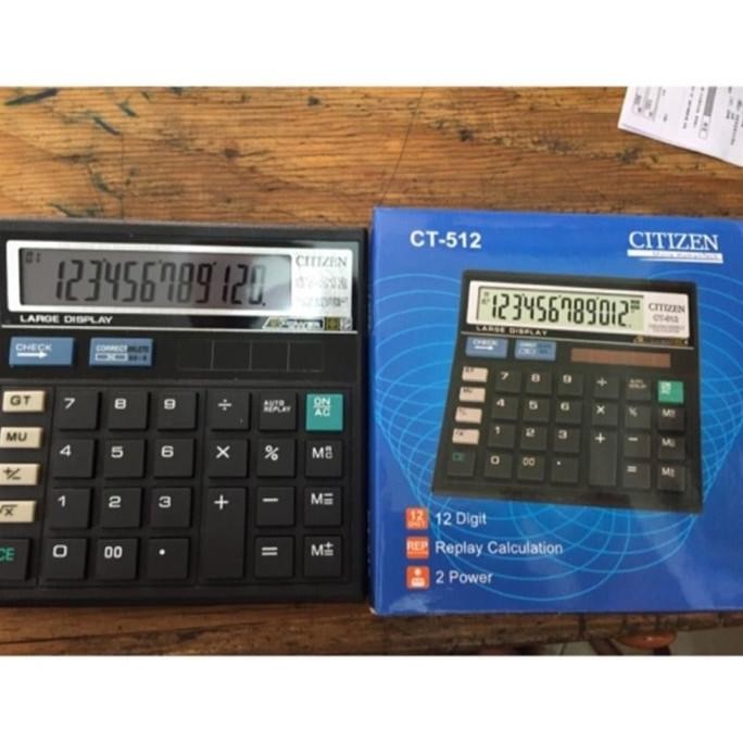 

New Kalkulator CITIZEN CT512 12digit. Bisa Cek Ulang, kualitas jamin bagus Premium