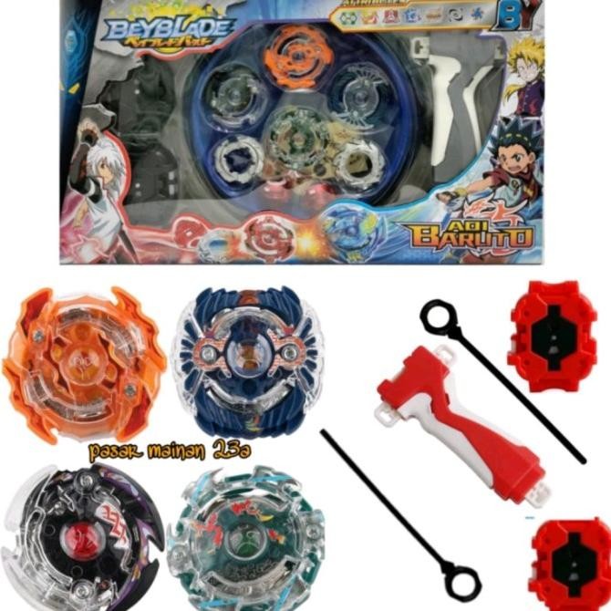 New | Jual Gangsing Beyblade Burst 4In1 Launcher Beyblade Lord Set Arena Gangsing