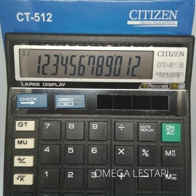 

fx-4 kalkulator citizen CT 512, CT 555, CT 812, CT 2000, ROYAL 6614 Berkualitas