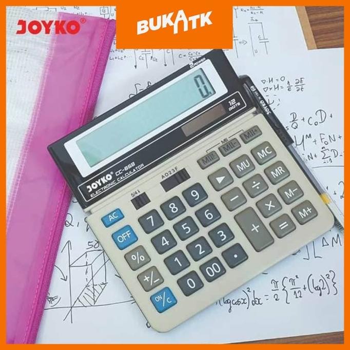 

io-98 Calculator / Kalkulator Meja 12 Digit 2 Power Joyko CC-868 CC 868 ATK Viral