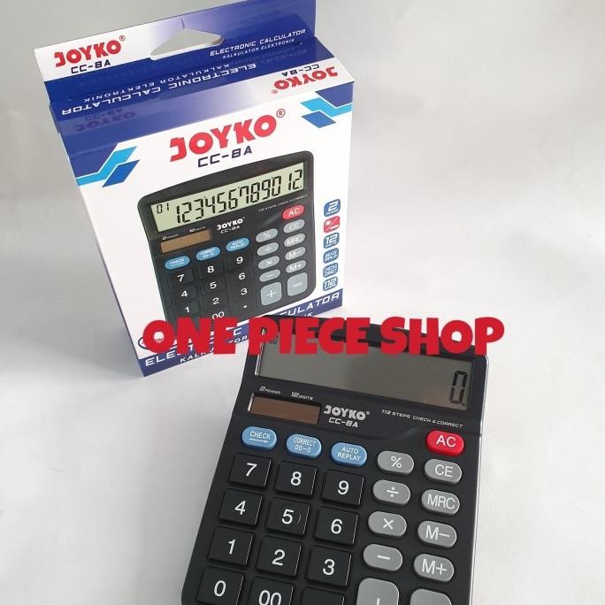 

rwet-23 Kalkulator Joyko CC-8A Calculator 12 Digit Joyko Hemat