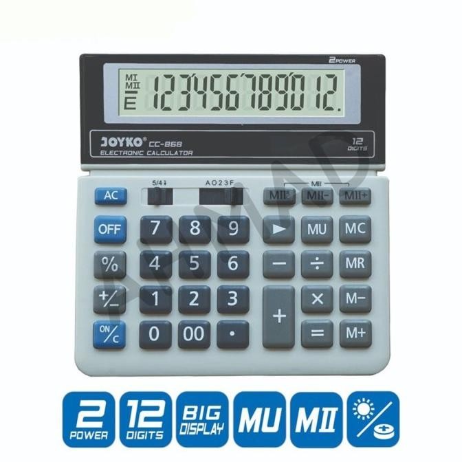 

rwe-45 JOYKO Calculator/ Alat Hitung Elektronik CC-868 [ PCS ] Terlaris