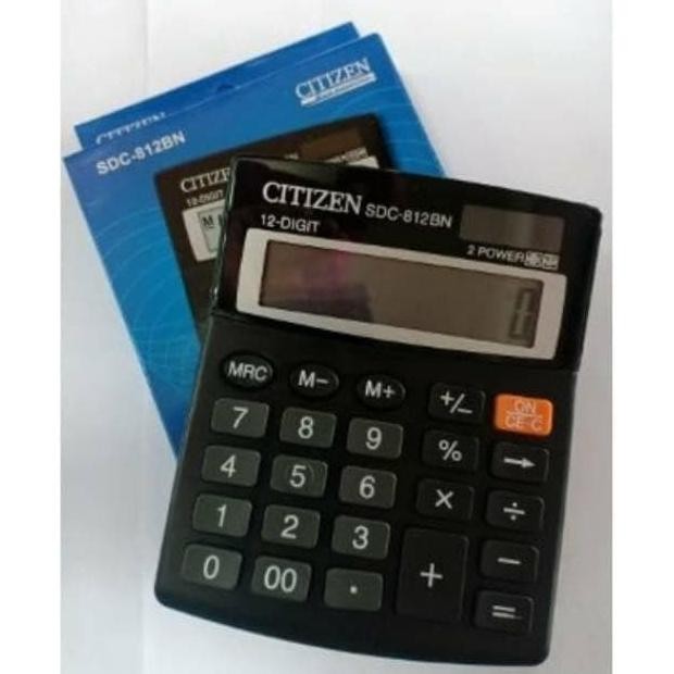 

bas-12 Kalkulator Dagang Citizen SDC-812BN 12 Digit 2 Power Check And Correc Termurah
