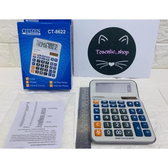 

ty-35 KALKULATOR CITIZEN CT 8622 - CALCULATOR TYPE CT 8622 Original