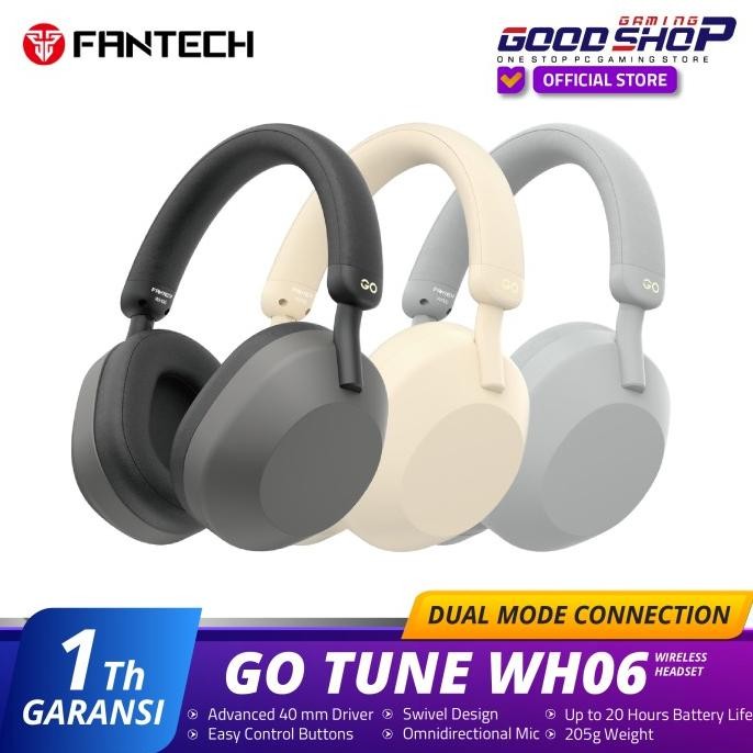 FANTECH  GO TUNE WH06 / WH-06 HEADPHONE BLUETOOTH DUAL MODE HEADSET WIRELESS 2807T