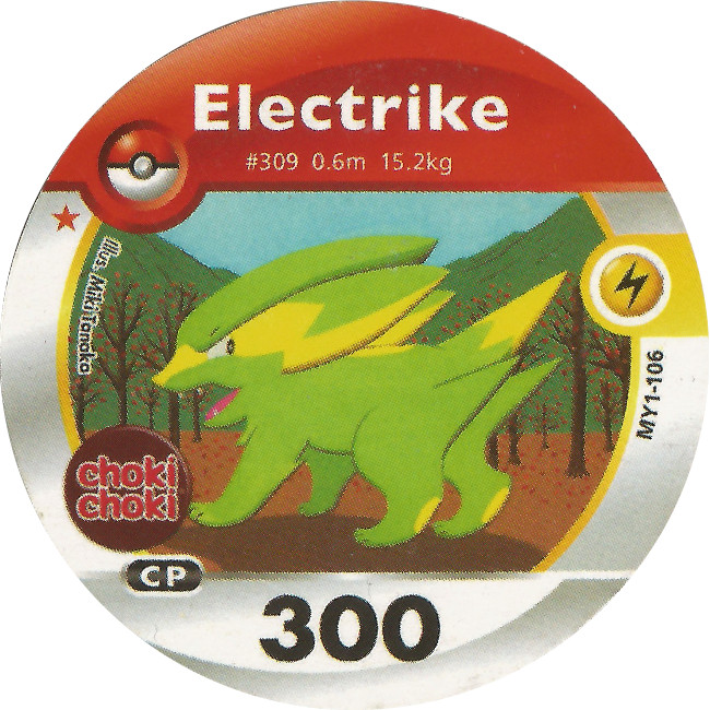 Kartu Pokemon Medalion Choki Choki Electrike