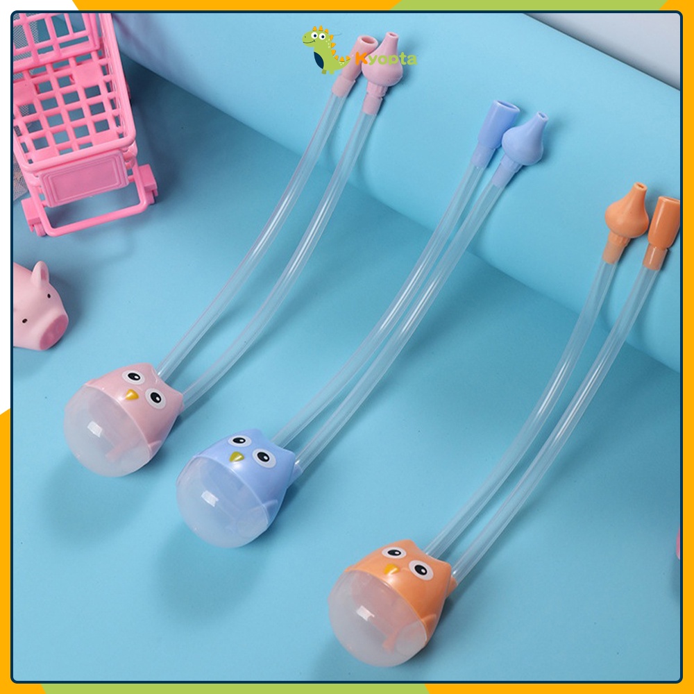 Kyopta Sedot ingus bayi Kartun Sedotan ingus selang Penyedot ingus bayi Sedotan pembersih hidung bay