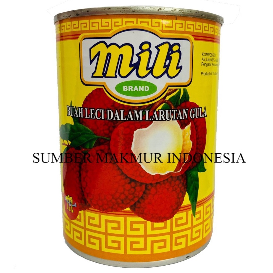 

➜♪✲❊ MILI LYCHEE BUAH KALENGAN / LECI DALAM SIRUP 565 GRAM - ECERAN Murah Banget