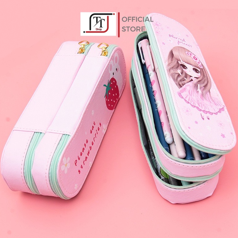

Murah.. Tempat Kosmetik Simple Multifungsi Tempat Pensil Alat Tulis Tepak Serbaguna 2 Res 1054 R6D