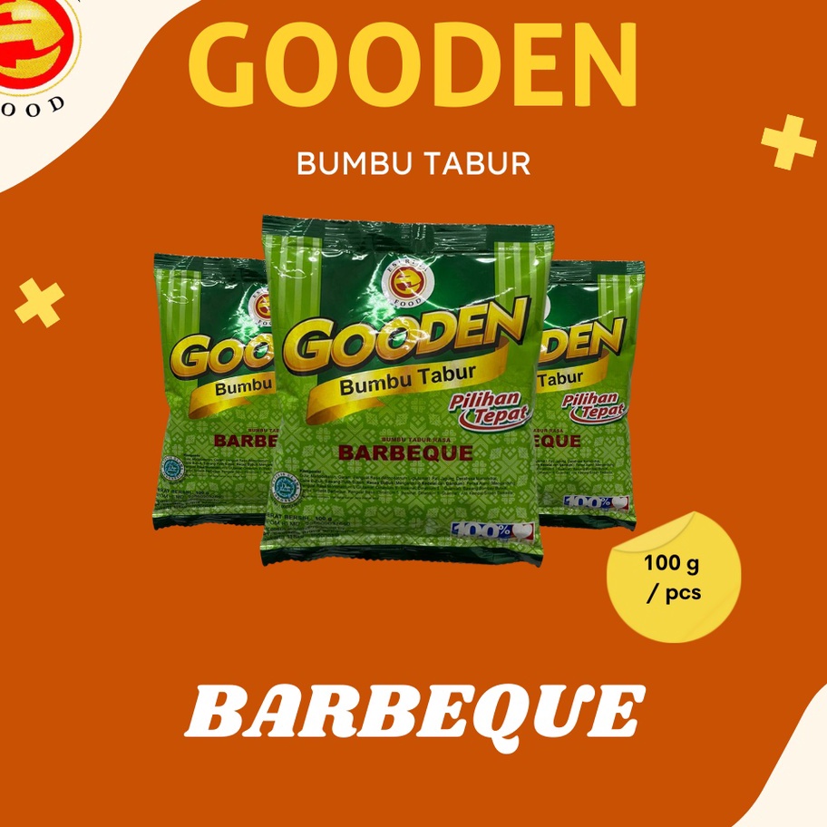 

Terbaru Bumbu Tabur - GOODEN - Rasa BARBEQUE - BBQ - Barbekiu - Kemasan 100 Gram Bayar Di Tempat