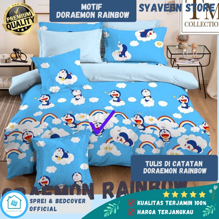 Sprei Anak Doraemon 100x200 120x200 160x200 Anak Laki Cowok Cewek