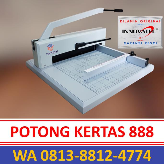 ] Mesin Potong Kertas 888 - Alat Pemotong Kertas Karton 1 Rim A3 Manual
