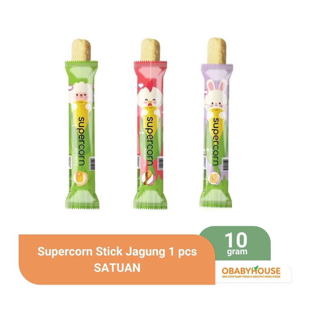 Supercorn Stick Jagung 10 gr 1 pcs SATUAN