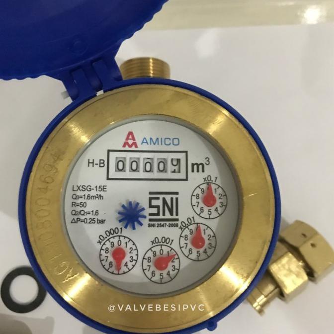 Meteran Air Amico 1/2 Inch / Water Meter Amico / Flow Meter Amico 1/2"