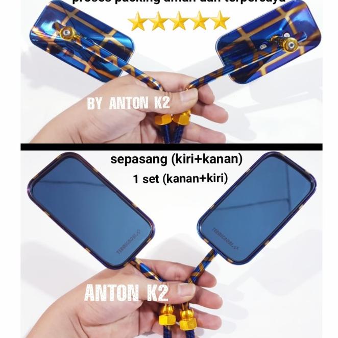 Kaca Spion Model Kotak Variasi Motor Supra X/Supda X 125/Supra Fi/Gtr