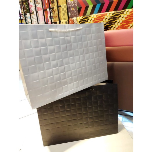 paper bag polos Besar 42x30x12cm