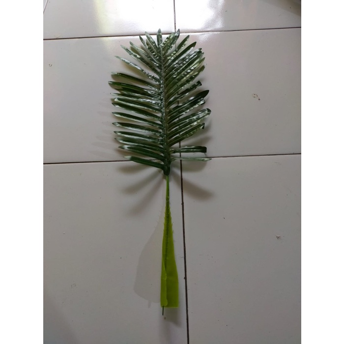 [Plastik] Daun Palem Latek/Daun Kelapa/Daun Kurma Artificial/Bunga Plastik/Hias [Mini]