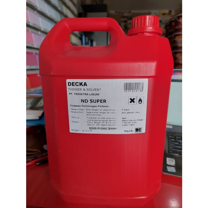Thinner Eceran Nd Super Jerigen 5 Liter (Include Jerigen) Bestseller Thinner
