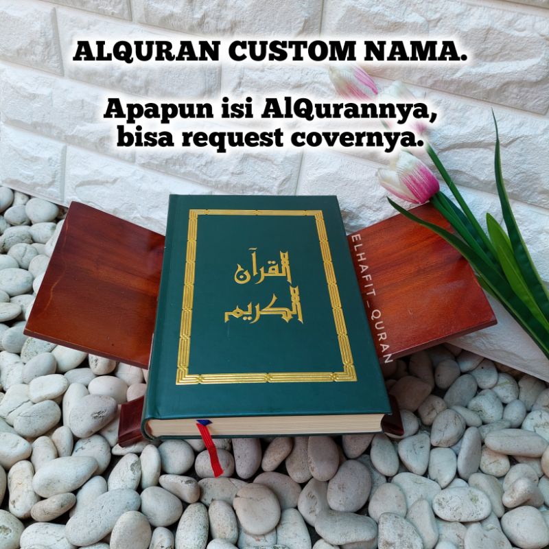 AlQuran Custom Versi Batik/ AlQuran Custom Nama/ AlQuran Nama/ Giftbox Wisuda/ Hampers AlQuran Custo
