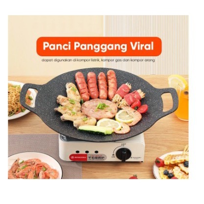 Alat Masak Grill Pankor / Panci Korea Anti Lengket Original